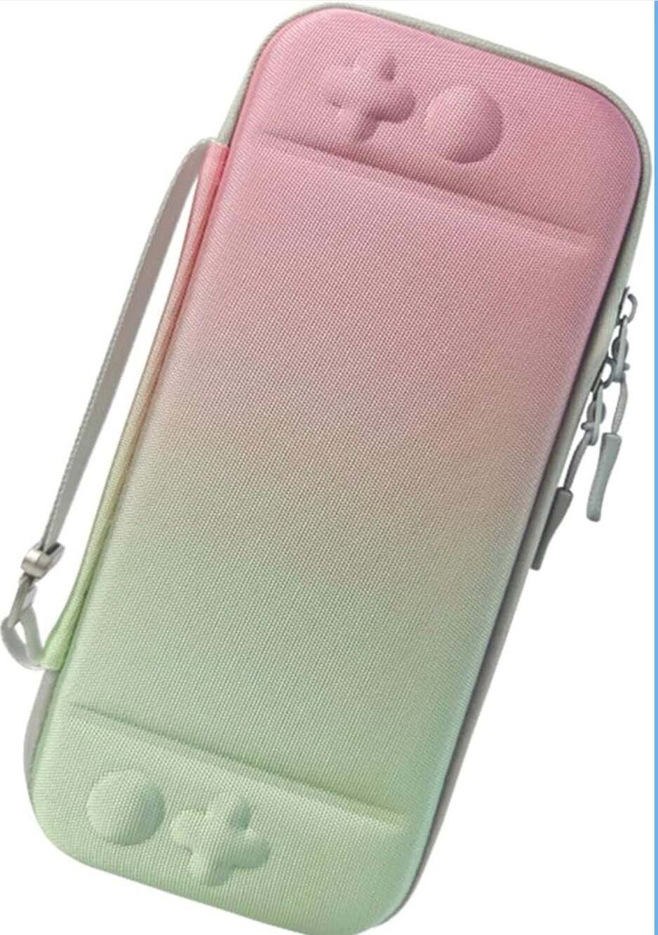 tomtoc Carrying Case for Nintendo Switch OLED Pink Green Ombre